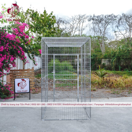 Chuồng nuôi gà 1m2 2m 2m bao sắt hộp và chống soi