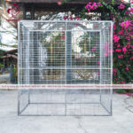 Chuồng nuôi gà 1m2 2m 2m bao sắt hộp và chống soi