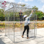 Chuồng nuôi gà 1m5 2m 2m bao sắt hộp