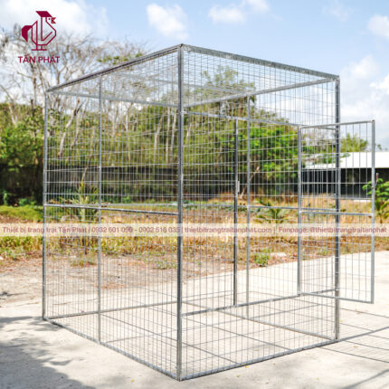 Chuồng nuôi gà 1m5 2m 2m bao sắt hộp