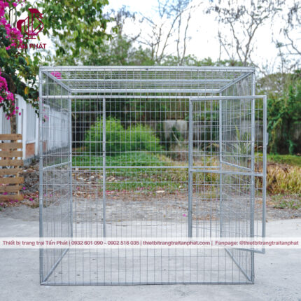 Chuồng nuôi gà 1m5 1m5 1m5 bao sắt hộp