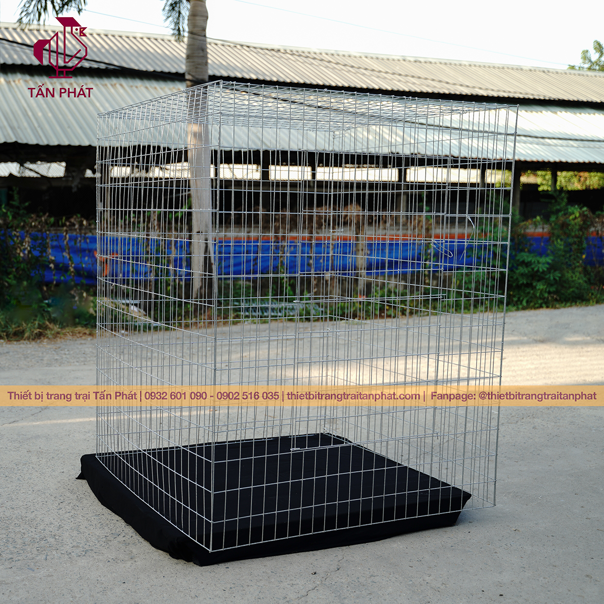 Chuồng gà 1m 1m 1m5 - Thiết bị trang trại Tấn Phát Chuồng gà 1m 1m 1m5