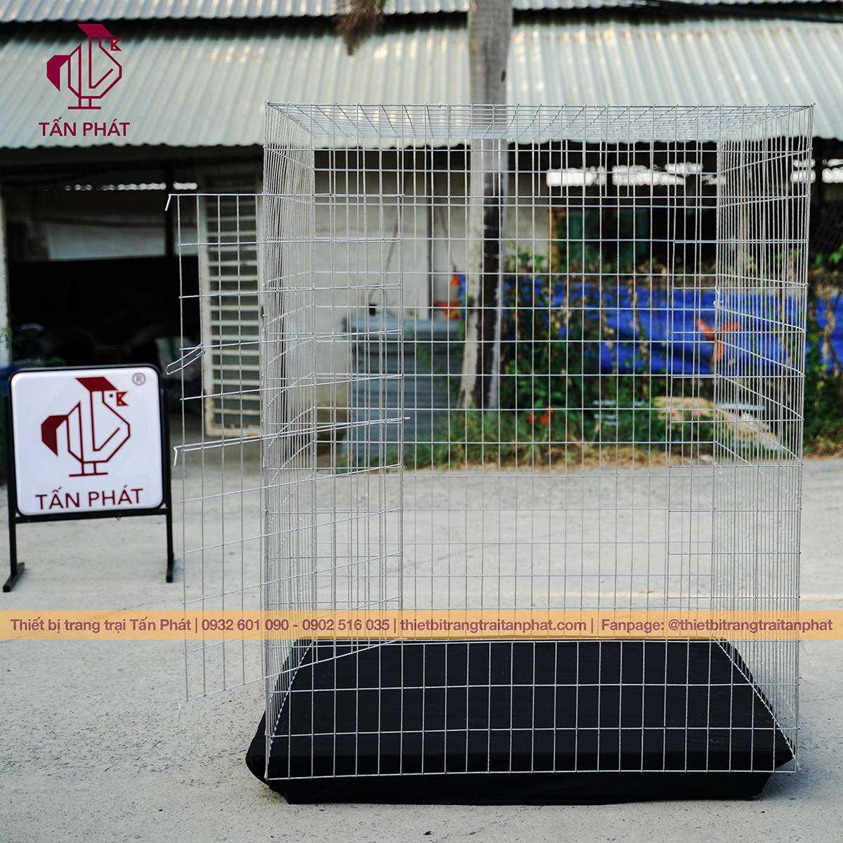 Chuồng gà 1m2 1m2 1m5 giá tốt - Thiết bị trang trại Tấn Phát Chuồng gà 1m2 1m2 1m5