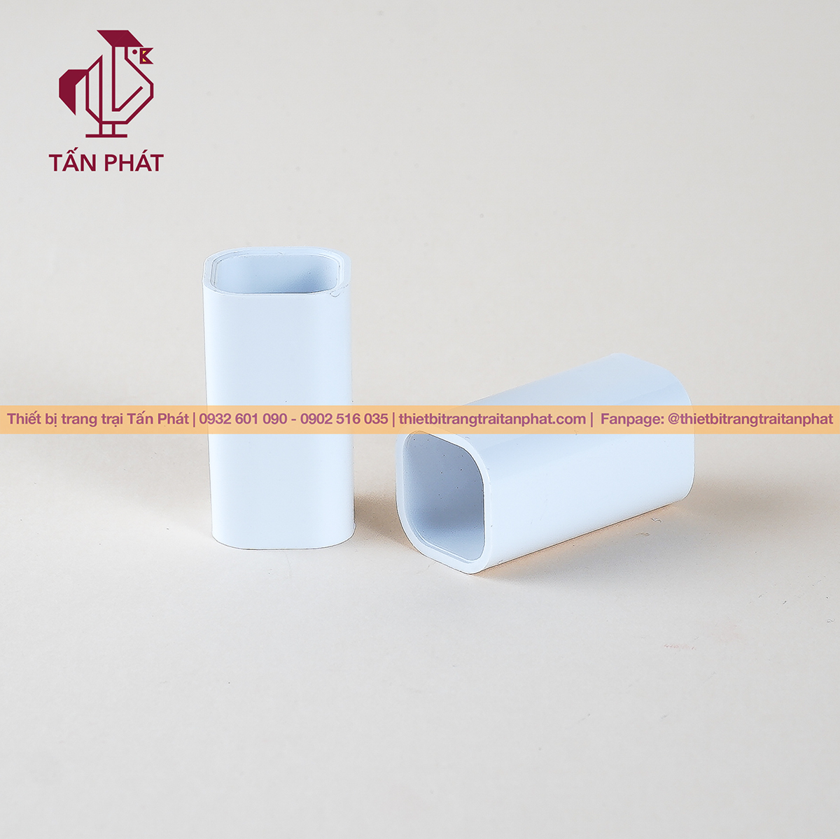 Nối chuyển ống vuông vuông bằng nhựa - Thiết bị trang trại Tấn Phát Nối chuyển ống vuông vuông